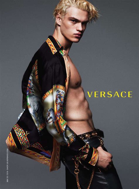 versace männer model|versace models men.